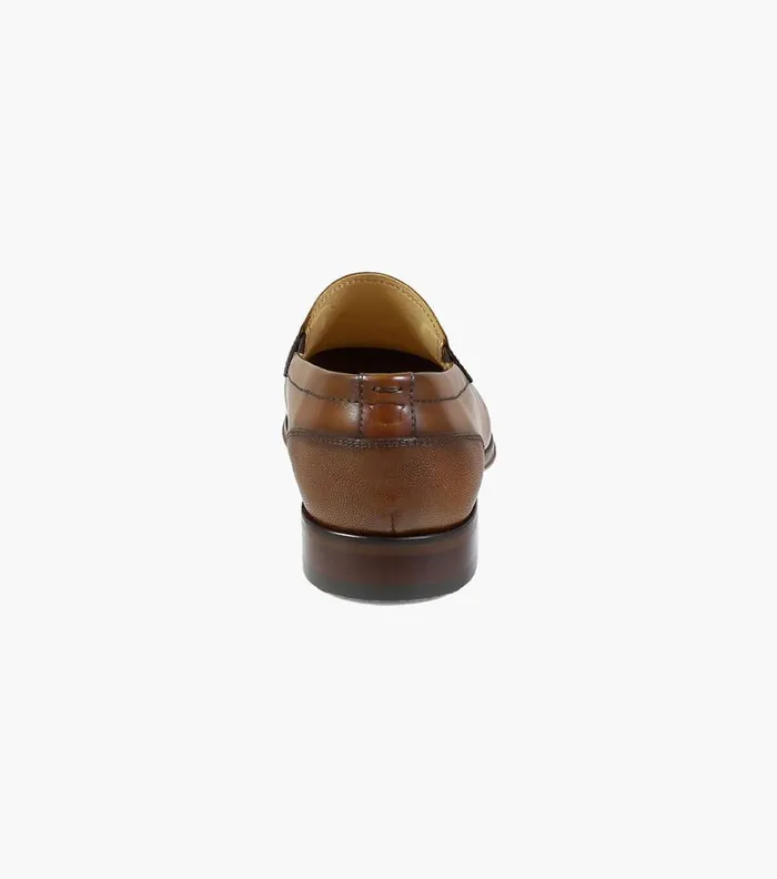 Florsheim Palermo Moc Toe Penny Loafer Cognac Men Dress Shoes