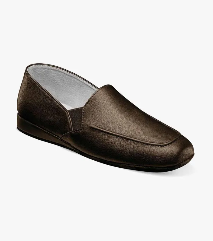 Florsheim Pareto Opera Moc Toe Slipper Brown Men Slippers