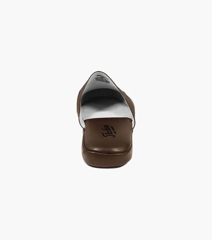 Florsheim Pareto Scuff Moc Toe Slipper Brown Men Slippers