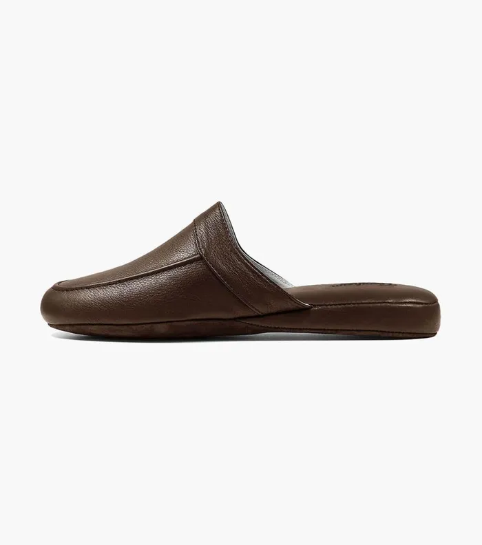 Florsheim Pareto Scuff Moc Toe Slipper Brown Men Slippers