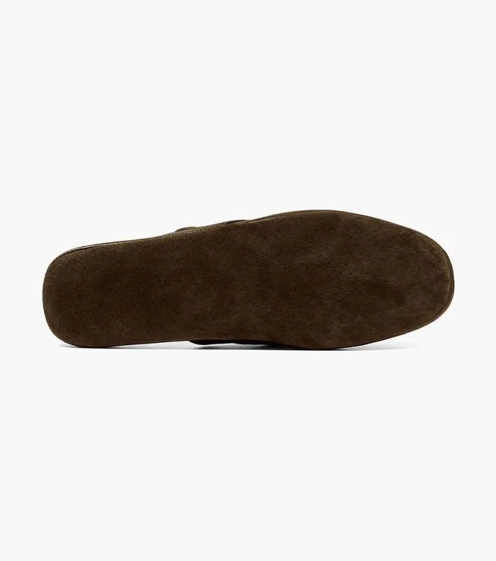 Florsheim Pareto Scuff Moc Toe Slipper Brown Men Slippers