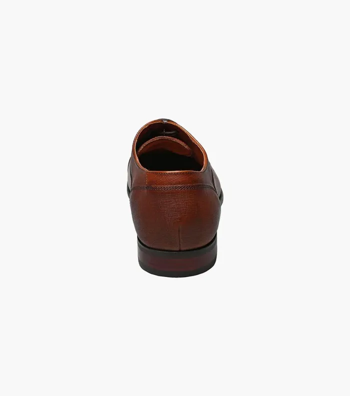 Florsheim Postino Cap Toe Balmoral Oxford Cognac Men Dress Shoes