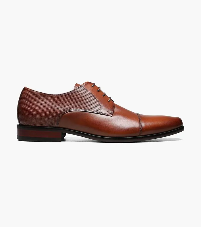 Florsheim Postino Cap Toe Oxford Cognac Men Dress Shoes