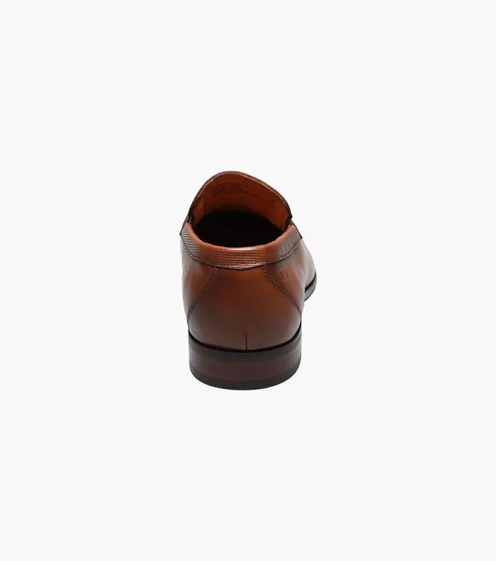 Florsheim Scottsdale Moc Toe Penny Loafer Cognac Men Dress Shoes