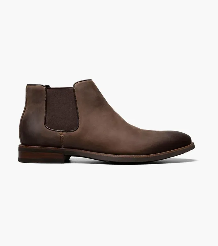 Florsheim Uptown Plain Toe Gore Boot Brown Ch Men Florsheim Comfortech
