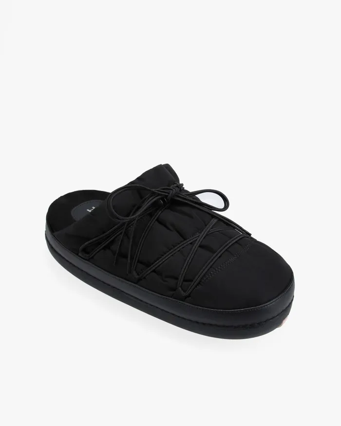 Gentiane Padded Clog Shoes Black Women Repetto Sandals and Mules