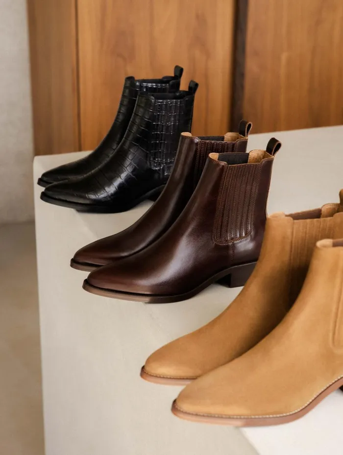 Georgia Camel Women Bobbies Ankle Boots