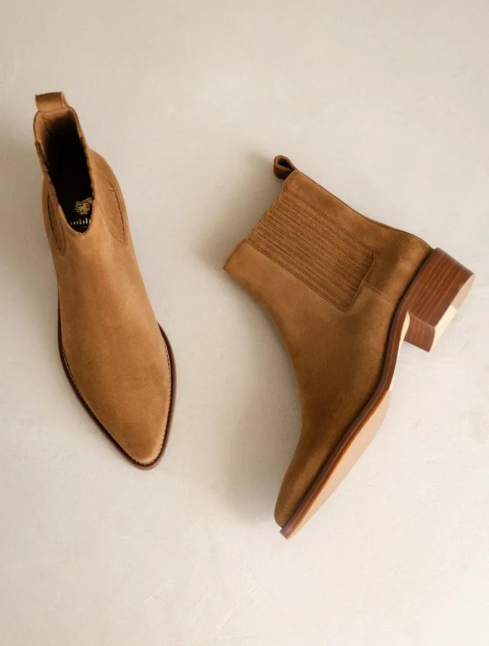 Georgia Camel Women Bobbies Ankle Boots