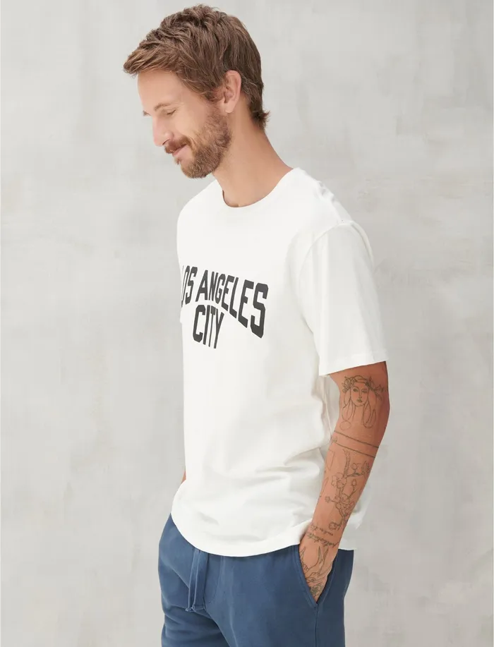 Graphic Tees Los Angeles City Bright White 8211 Lucky Brand Men