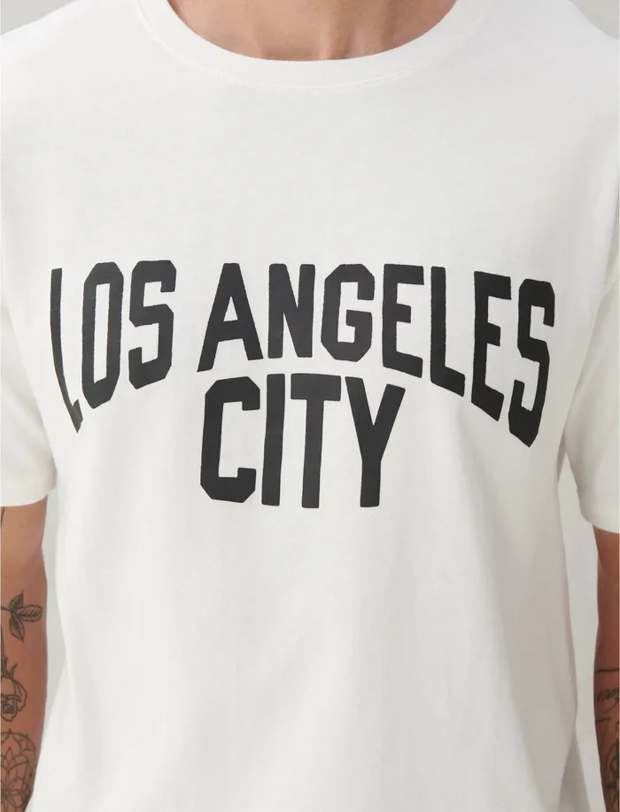 Graphic Tees Los Angeles City Bright White 8211 Lucky Brand Men