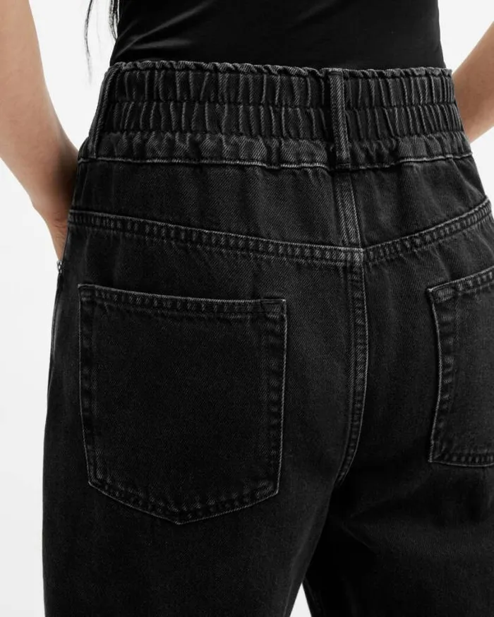 Hailey Full Length Denim Jeans Black Women AllSaints Jeans