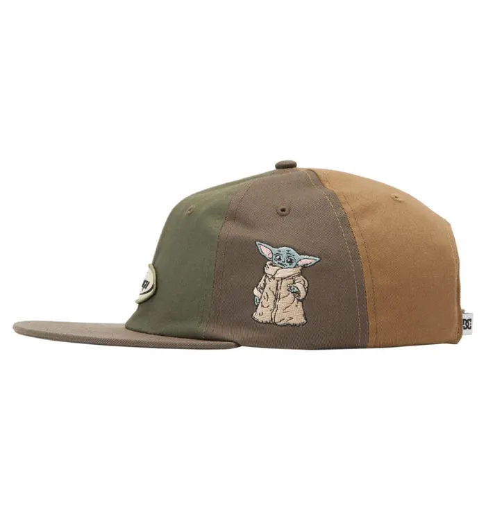 Hats and Beanies Men DC Shoes Star Wars DC Grogu Baseball Hat Multi Green