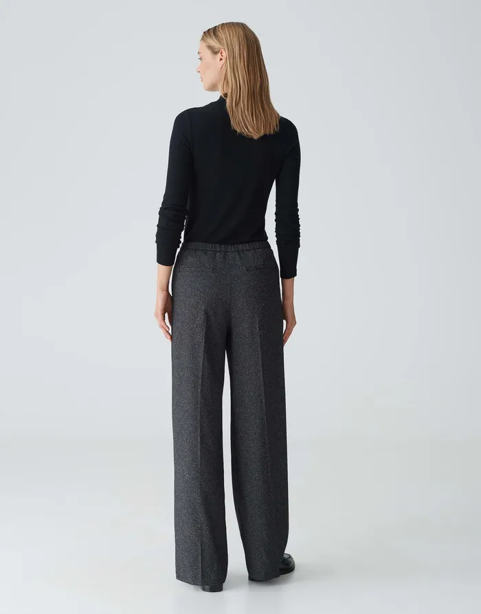 Hosen Damen OPUS Wide Leg Pants MUKINA mit Bundfalten Hosen Damen OPUS Wide Leg Pants MUKINA mit Bundfalten