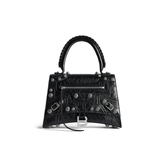 Hourglass X Le Cagole Medium Handbag In Black Women Balenciaga Handbags