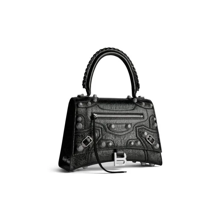 Hourglass X Le Cagole Medium Handbag In Black Women Balenciaga Handbags