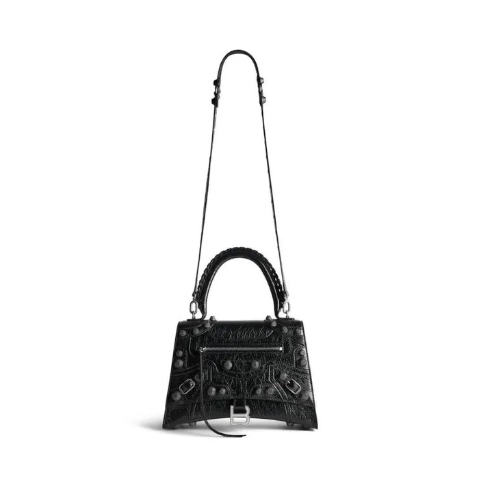 Hourglass X Le Cagole Medium Handbag In Black Women Balenciaga Handbags