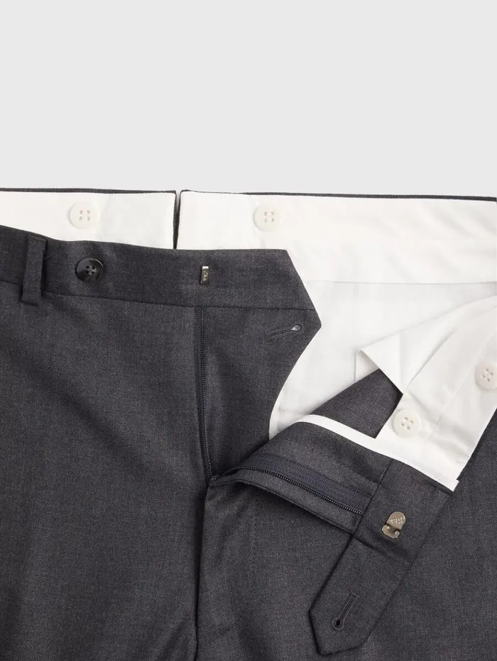 James Fit Wool Dress Pant Grey Men Paul Stuart Pants