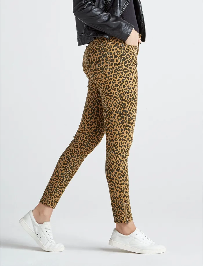 Jeans Bridgette Skinny Leopard Blk Dijon Lucky Brand Women