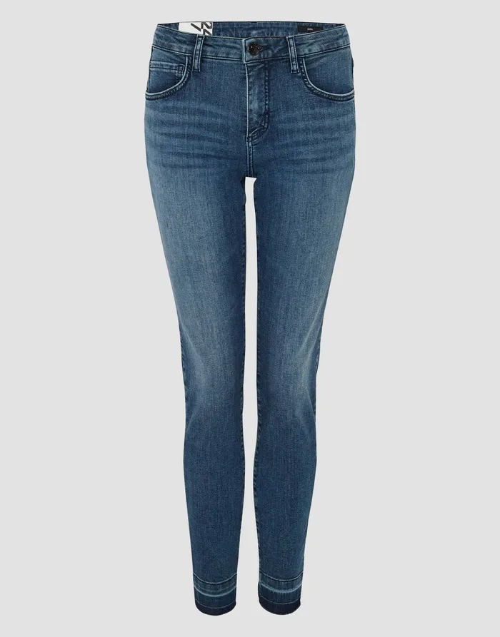 Jeans OPUS Damen Slim Jeans EVITA URBAN Mid Rise aus softem BCI Cotton Mix Jeans OPUS Damen Slim Jeans EVITA URBAN Mid Rise aus softem BCI Cotton Mix