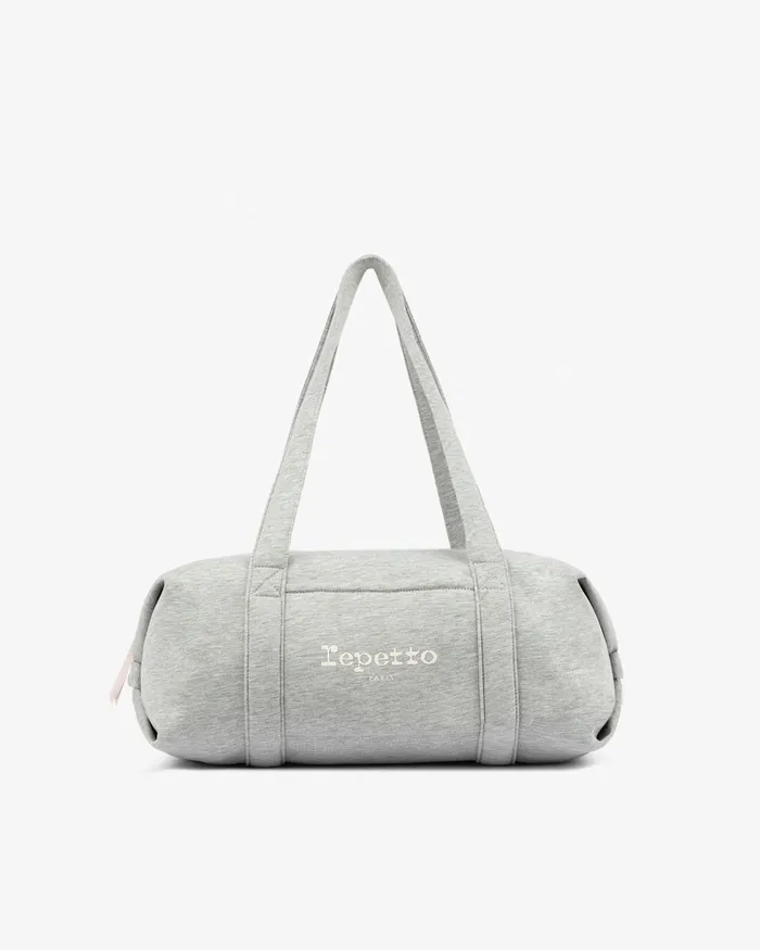 Jersey Duffle Bag Size M Mottled Light Grey Women Repetto Sports Bags