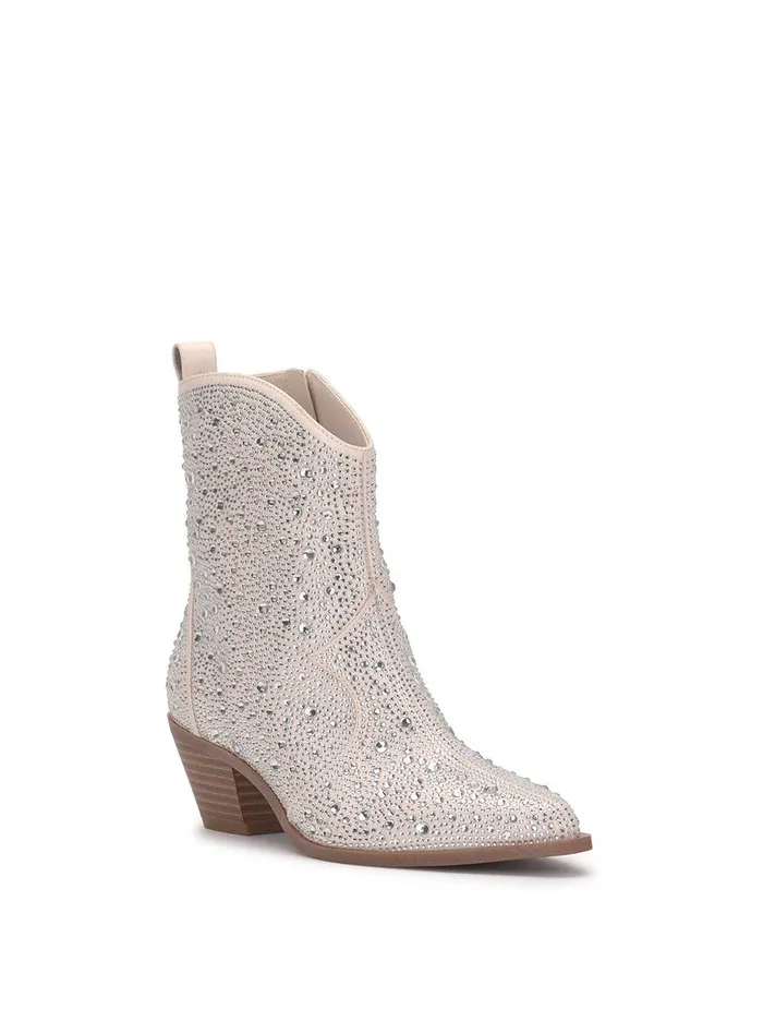 Jessica Simpson Boots and Booties Women Ostelle Western Bootie In Chalk