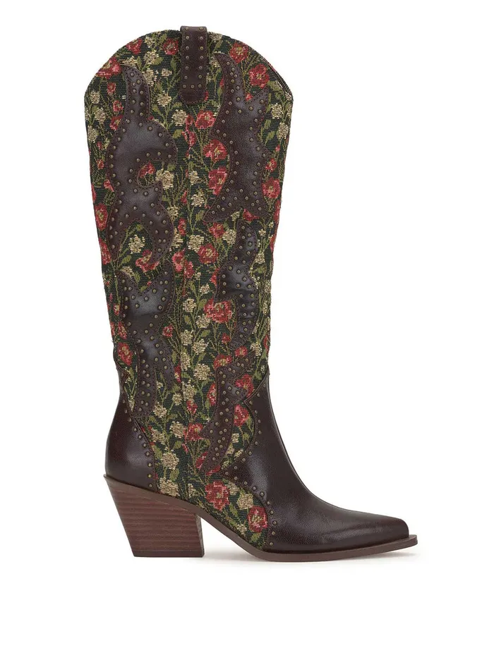 Jessica Simpson Boots and Booties Women Zaikes Western Boot In Garden Tapestry