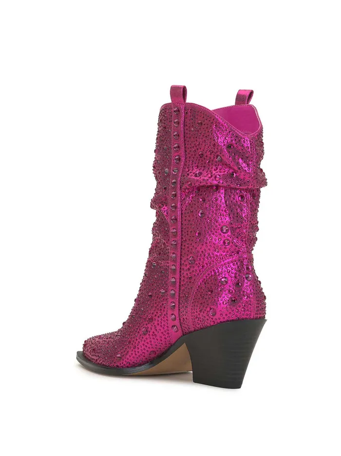 Jessica Simpson Boots and Booties Women Zellya Western Bootie In Fuschia