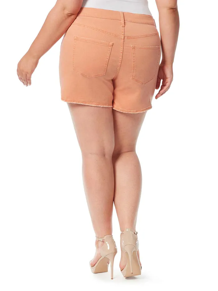 Jessica Simpson Bottoms Women Infinite High Waist Short In Brandied Melon