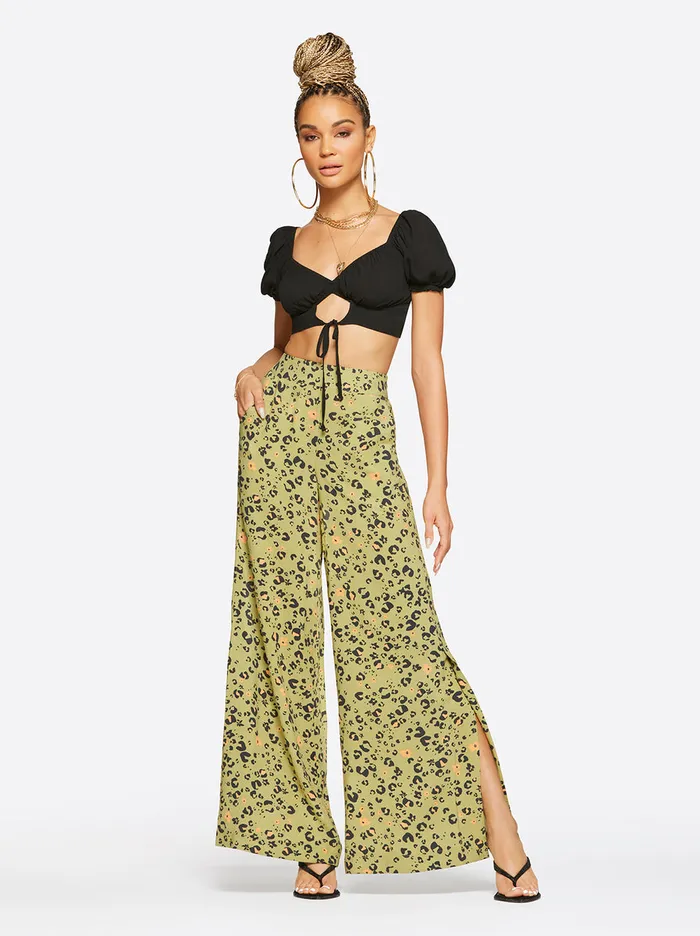 Jessica Simpson Bottoms Women Shaye Pant In Flora Cheetah
