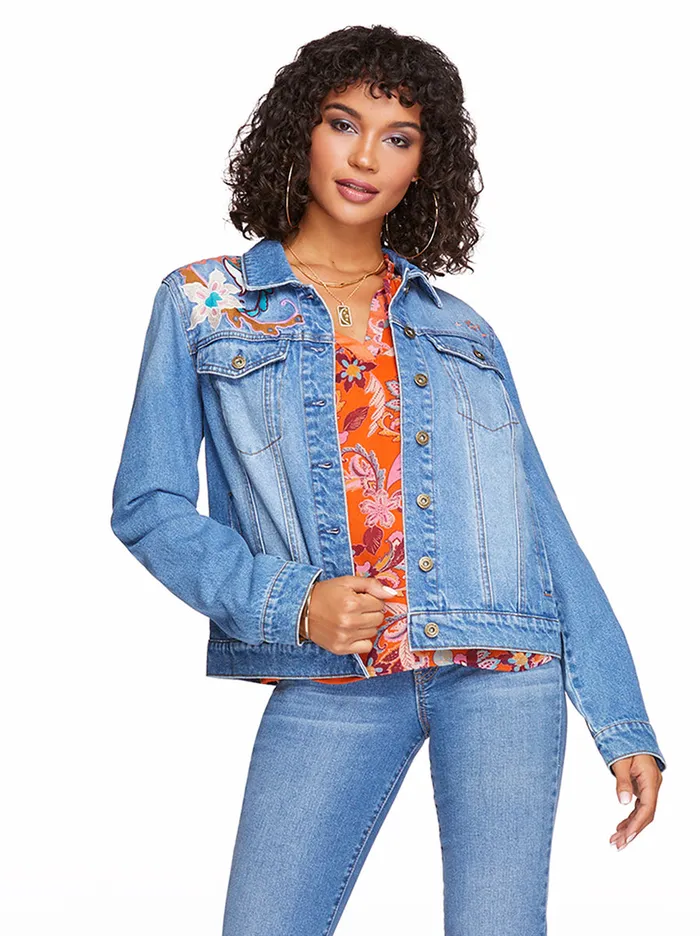 Jessica Simpson Denim Women Reagan Relaxed Jacket In Satisfaction Guaranteed