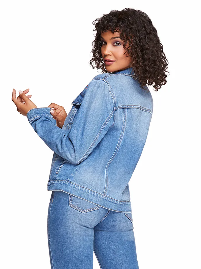 Jessica Simpson Denim Women Reagan Relaxed Jacket In Satisfaction Guaranteed