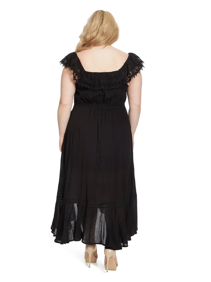 Jessica Simpson Dresses Women Beatrix Dress In Black