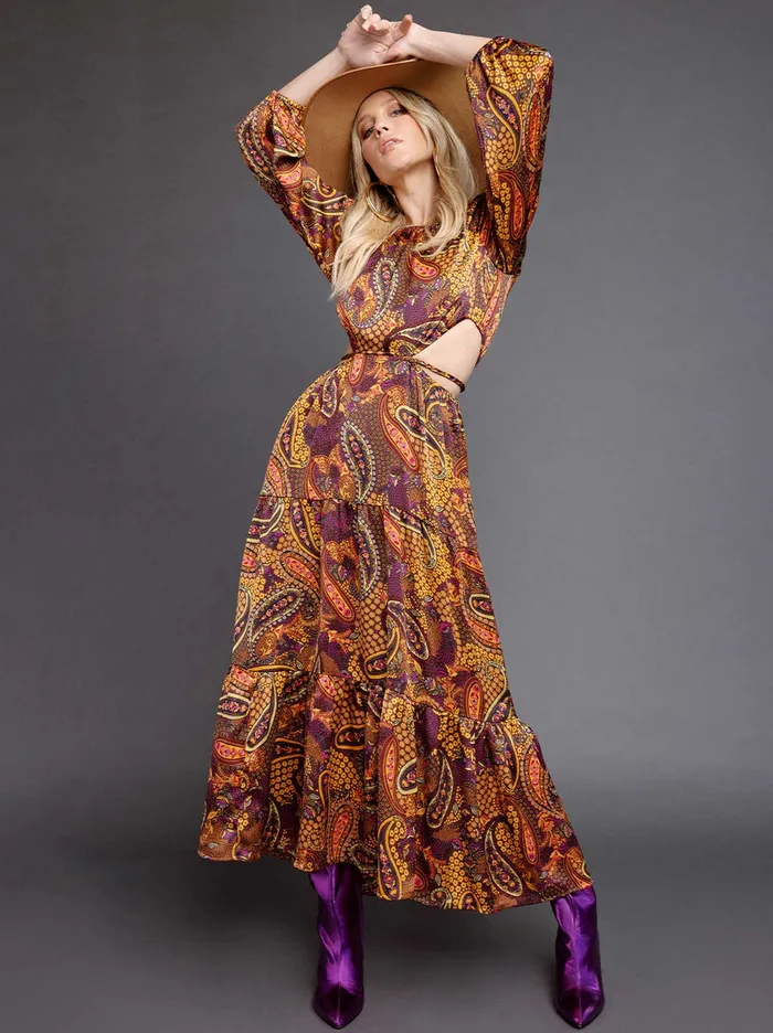 Jessica Simpson Dresses Women Kezia Dress In Paisley Confetti