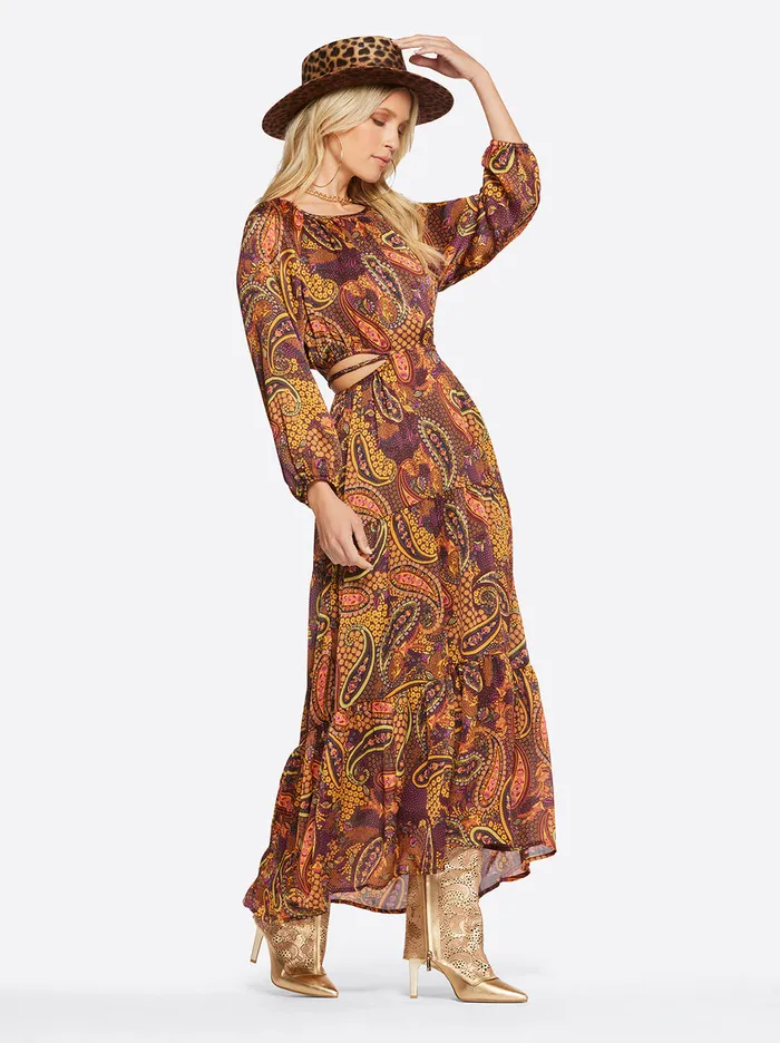 Jessica Simpson Dresses Women Kezia Dress In Paisley Confetti