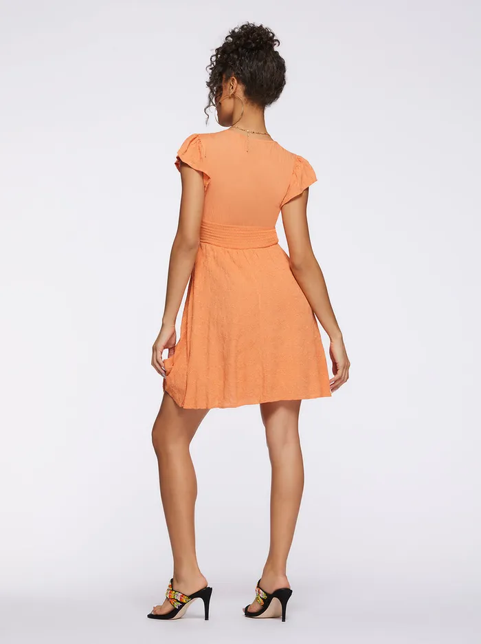 Jessica Simpson Dresses Women Khloe Dress In Brandied Melon