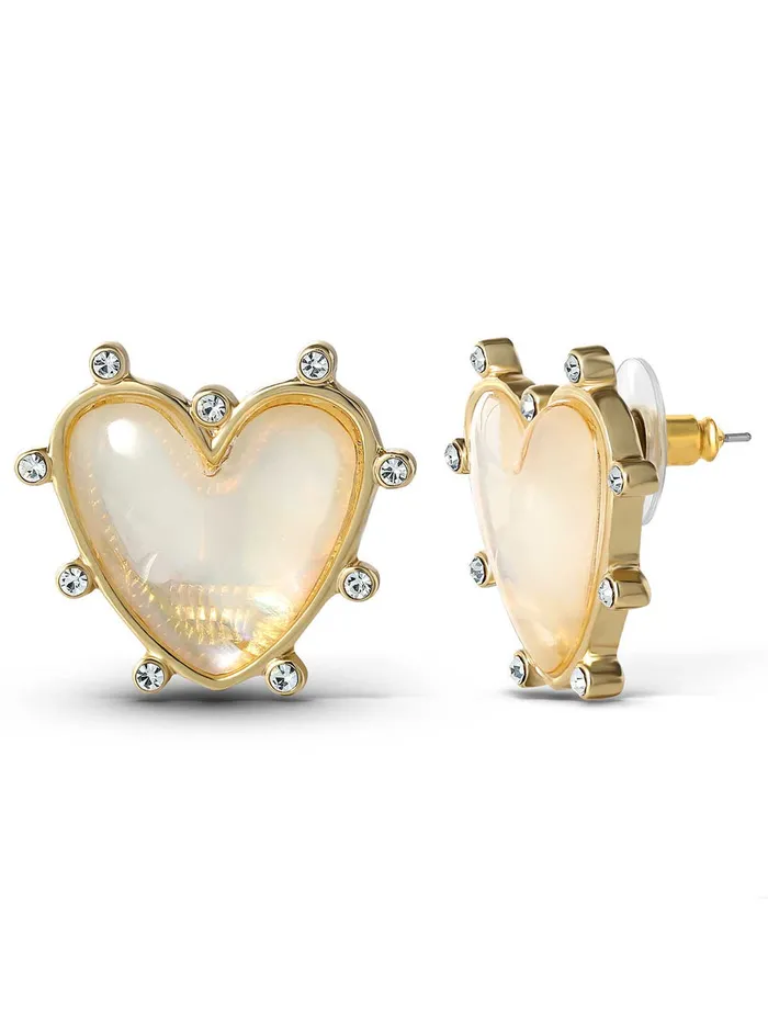 Jessica Simpson Earrings Accessories Heart Stud Earrings