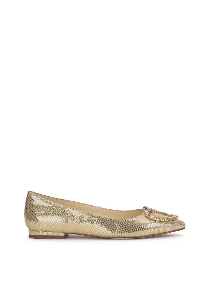 Jessica Simpson Flats Women Elika Ballet Flat In Gold