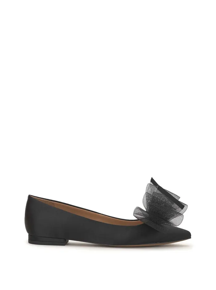 Jessica Simpson Flats Women Elspeth Bow Ballet Flat In Black