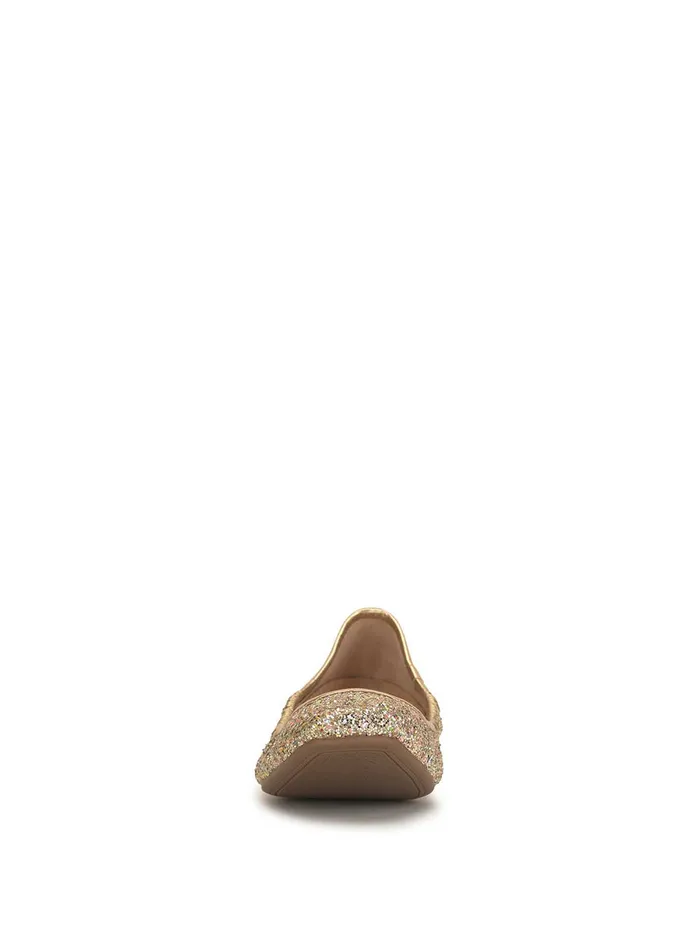 Jessica Simpson Flats Women Sandaze Flat In Party Gold