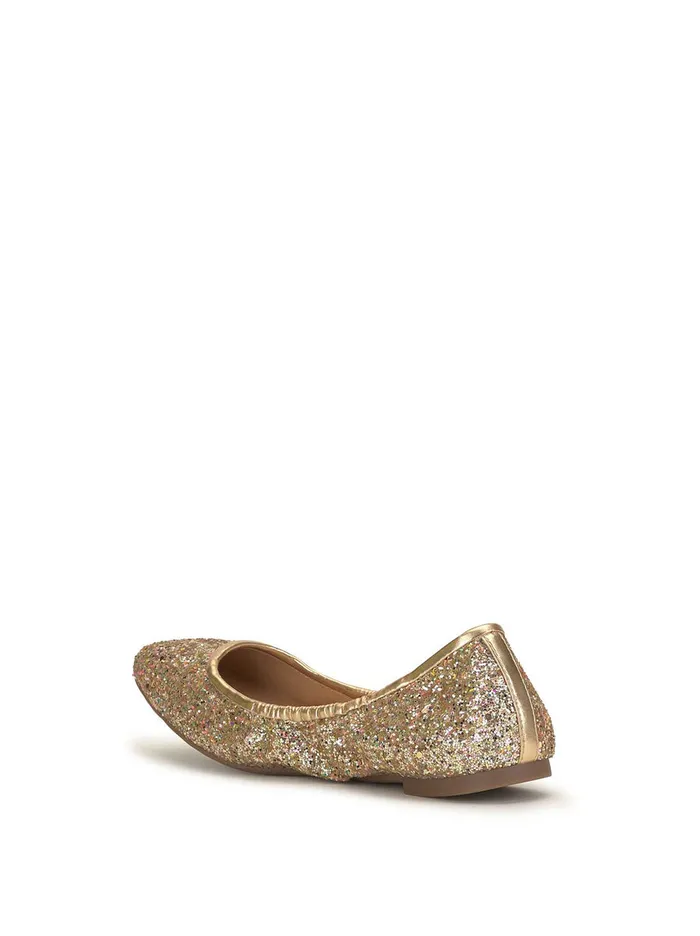 Jessica Simpson Flats Women Sandaze Flat In Party Gold
