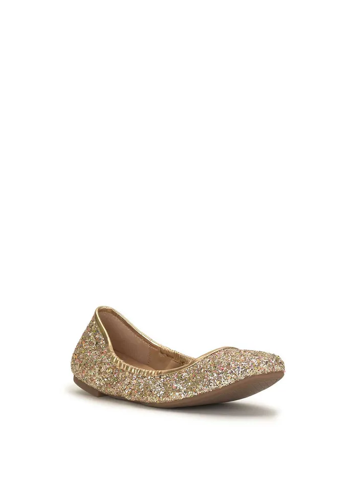 Jessica Simpson Flats Women Sandaze Flat In Party Gold