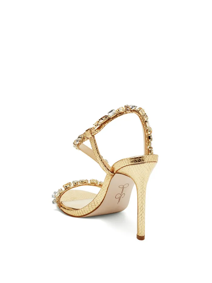 Jessica Simpson Sandals Women Jaycin High Heel In Gold