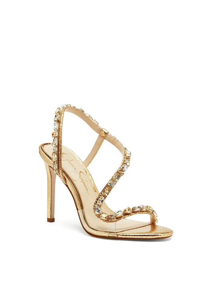 Jessica Simpson Sandals Women Jaycin High Heel In Gold