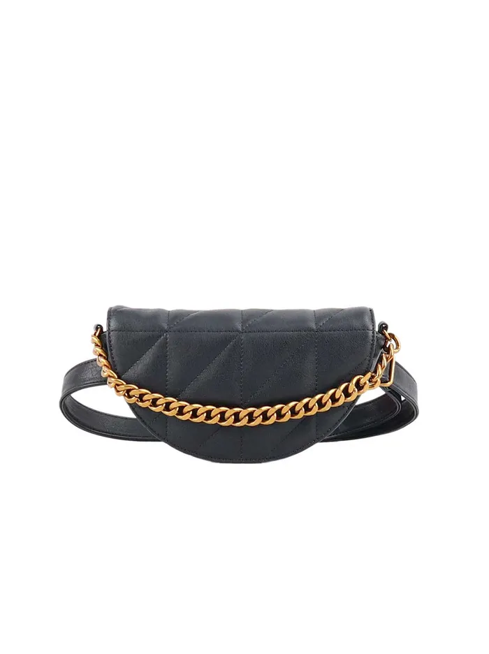Jessica Simpson Satchel Accessories Lexi Belt Bag In Meteorite and Brass