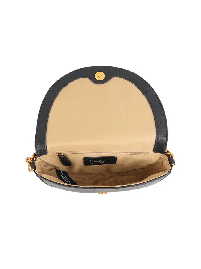 Jessica Simpson Satchel Accessories Lexi Belt Bag In Meteorite and Brass