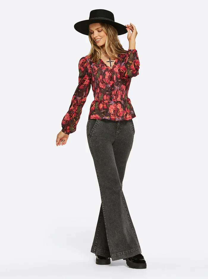 Jessica Simpson Tops Women Averie Top In Posy Symphony