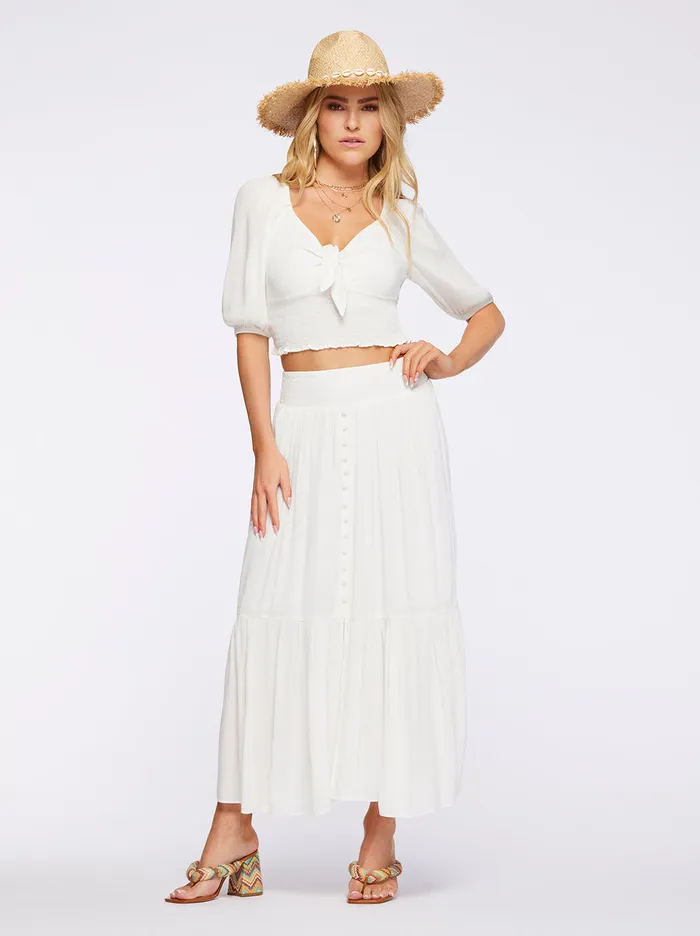 Jessica Simpson Tops Women Carey Top In Gardenia
