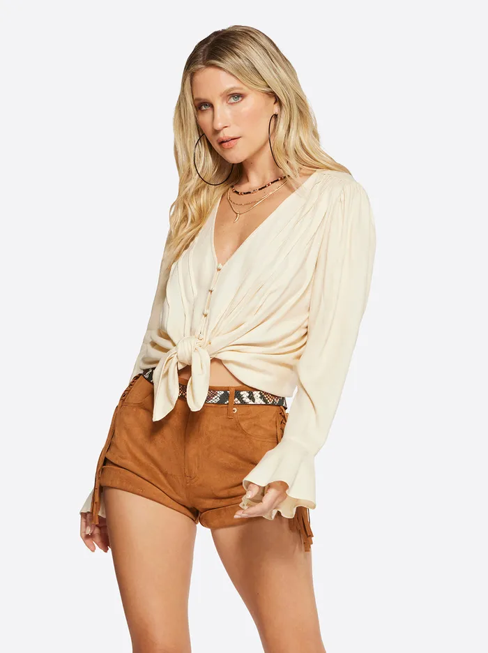 Jessica Simpson Tops Women Cecily Top In Parchment