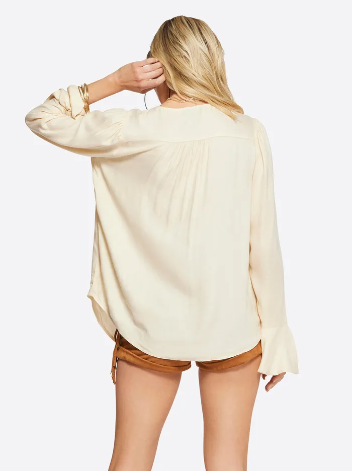 Jessica Simpson Tops Women Cecily Top In Parchment