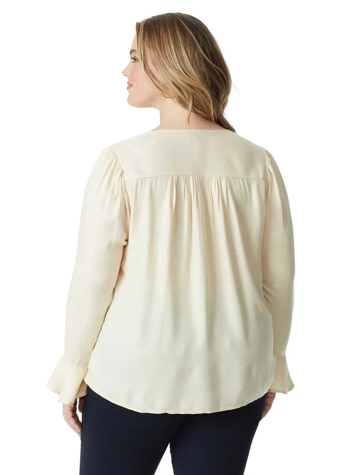 Jessica Simpson Tops Women Cecily Top In Parchment